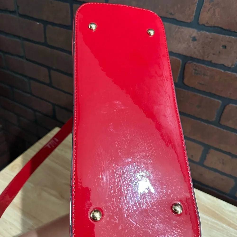 Red Patent Leather Handbag